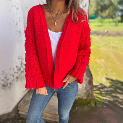 Cardigan Femme Court Épais – Style Chic Décontracté